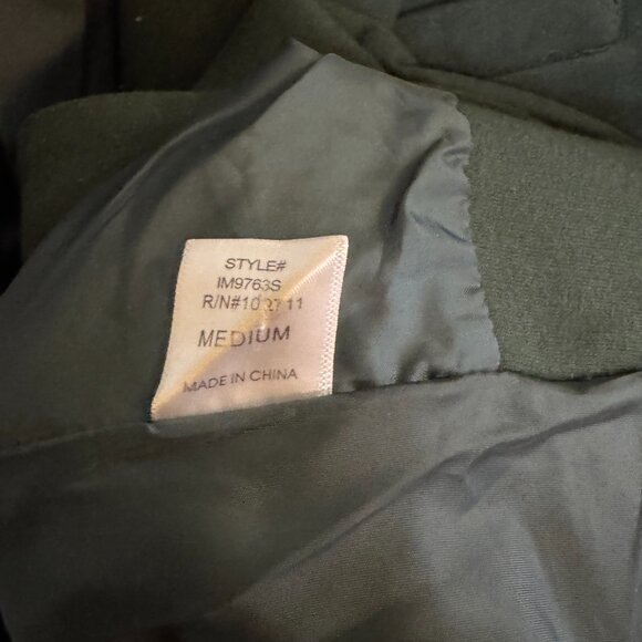 Gibson Knit Riding Jacket with Peaked Lapel and Peplum Back - Picture 3 of 8